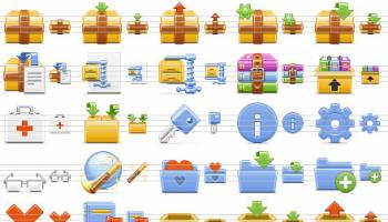 Archive Toolbar Icons screenshot