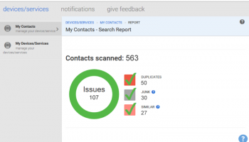 Mergix Duplicate Contacts Remover screenshot