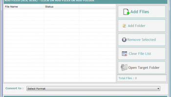 Total Excel Files Converter screenshot