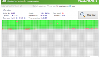 Macrorit Disk Scanner screenshot