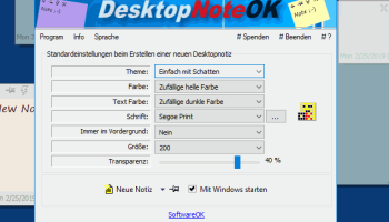 DesktopNoteOK screenshot