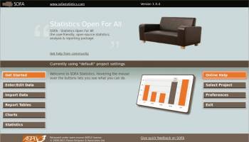 SOFA Statistics screenshot