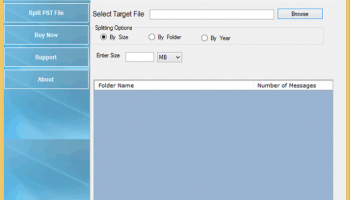 Softaken Split PST screenshot