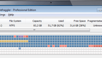 Portable Defraggler screenshot