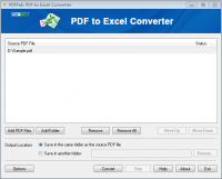 PDFFab PDF to Excel Converter screenshot
