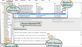 SysOZ EDB to PST Converter screenshot