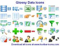 Glossy Data Icons screenshot