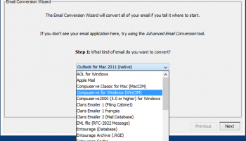 Emailchemy for Windows screenshot