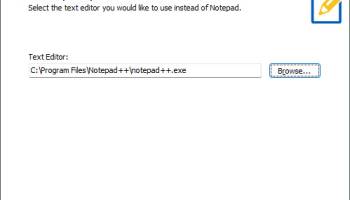 Notepad Replacer screenshot