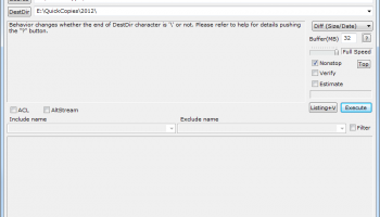 Portable FastCopy screenshot