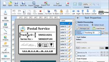 Barcode Generator for Post Office screenshot