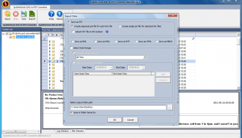 SysInfoTools DXL to PST Converter screenshot