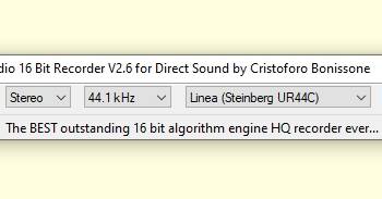 Mini HD Audio 16 Bit Recorder screenshot