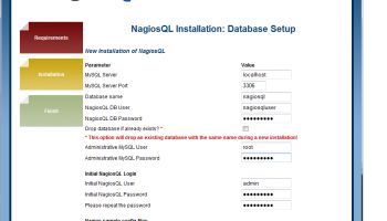 NagiosQL screenshot