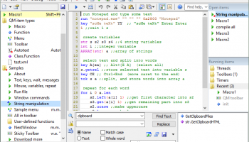 Quick Macros screenshot