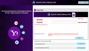 Sysinfo Yahoo to PST Converter screenshot