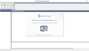 MS Access Recovery Tool screenshot