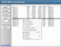 HooTech MP4 MP3 Converter screenshot
