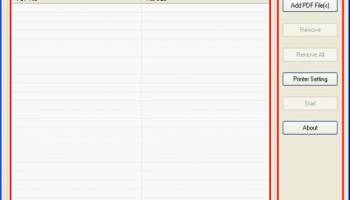 Batch PDF Print screenshot