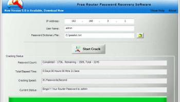 Router Password Kracker screenshot
