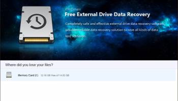 Free External Drive Data Recovery screenshot