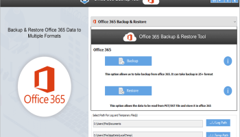 Office 365 Email Backup Tool screenshot