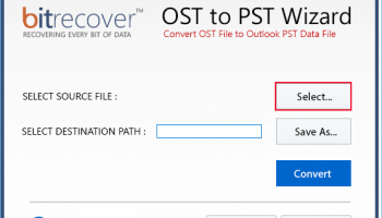 Import OST into Outlook 2016 screenshot