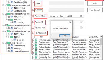 Thunderbird to Outlook Converter Tool screenshot