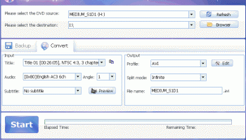 Magic DVD Ripper screenshot