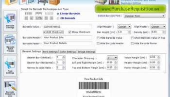 Retail Inventory Barcode Maker screenshot