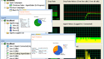 Voicent Call Center Manager screenshot
