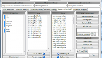 A1 Keyword Research screenshot