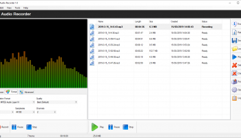 Microncode Audio Recorder screenshot