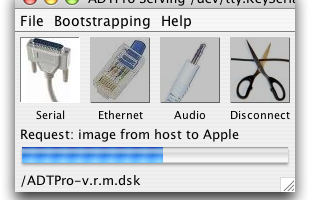 ADTPro - Apple Disk Transfer ProDOS screenshot
