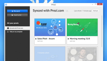 Prezi Desktop screenshot