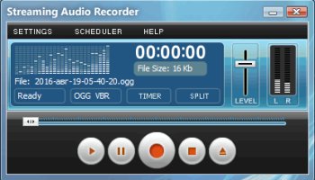 Streaming Audio Recorder screenshot