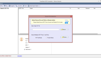 TrustVare OST to PST Converter screenshot