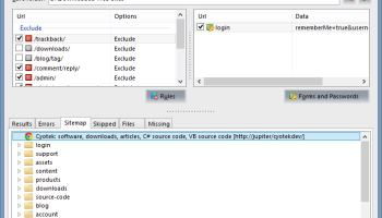 Cyotek WebCopy screenshot