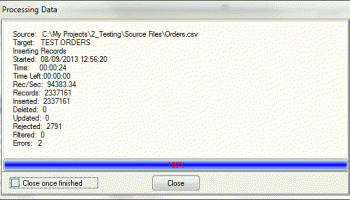 DEWizardX - ETL ActiveX screenshot