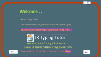 JR Mangal Hindi Unicode, English Typing screenshot