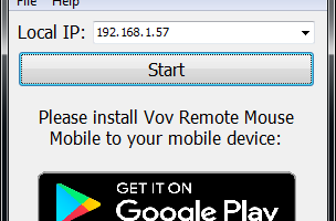 Vov Remote Mouse screenshot
