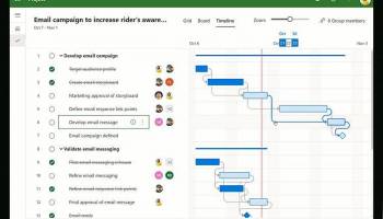 Microsoft Project screenshot