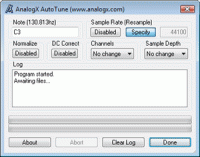 AnalogX Autotune screenshot
