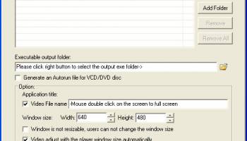 VaySoft Video to EXE Converter screenshot