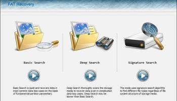 FAT Partition Files Recovery Software screenshot