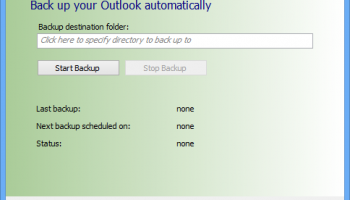 Safe PST Backup for Microsoft Outlook screenshot