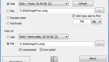 Universal Disk Cloner screenshot
