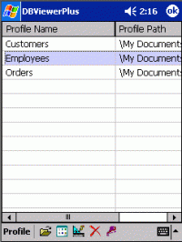 Pocket Database Viewer Plus(Access,Excel,Oracle) screenshot