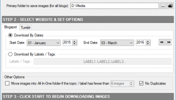 Blogspot Image Downloader screenshot