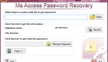 Sysinfo Access Password Recovery screenshot